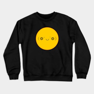 happy and cool Emoji Crewneck Sweatshirt